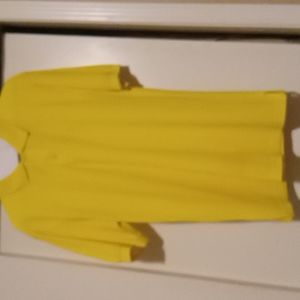 Old skool yellow golf shirt